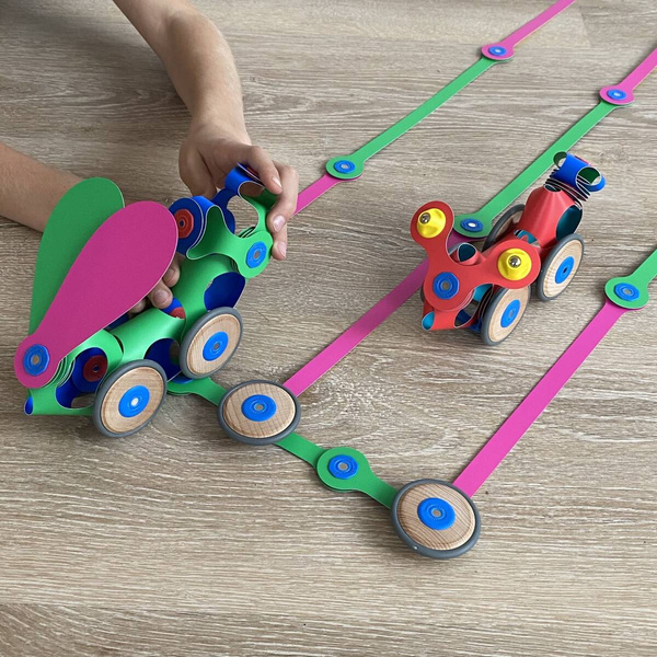 Clixo space blocks - Wheel Creator Pack - 72 el.