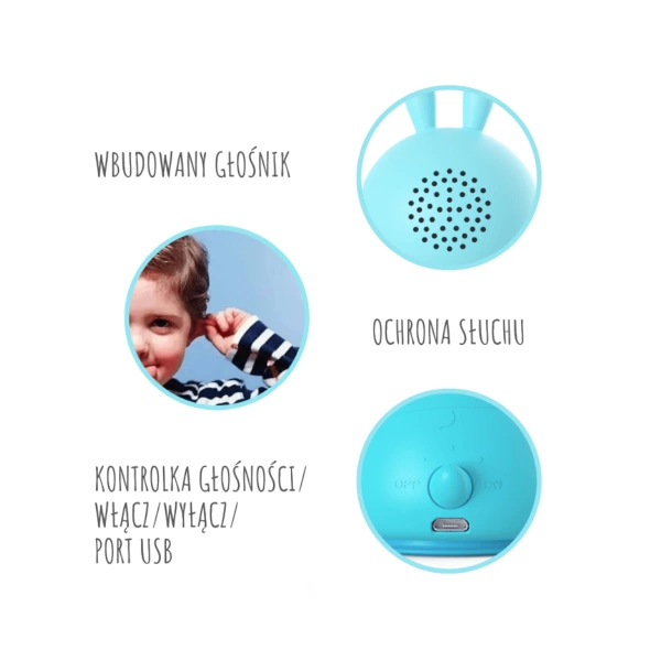 Króliczek Alilo Smarty Bunny R1 BLUE - niebieski