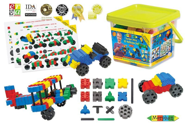 Morphun 10 Vehicles 251 el. - Construction blocks
