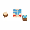 Goki Kubus Puzzle – Wooden Logic Cube Blocks with Patterns for Kids 3+
