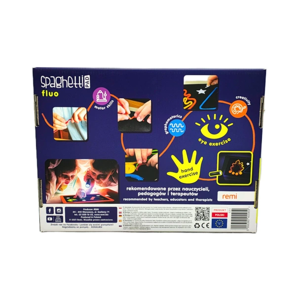 Tabliczka Spaghetti Fluo z latarką LED – Korbo 5+ kreatywna