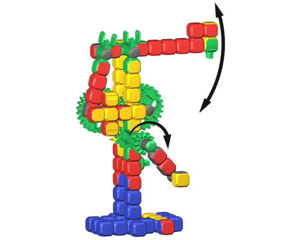 Klix Cubes Gears 310 el. - Klocki Konstrukcyjne