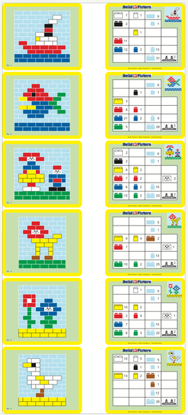 Klocki konstrukcyjne Little Architect 900 el. Build a Picture 5+