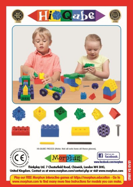 Morphun Hi-Qube 9 Models - Construction Blocks