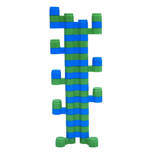 Octagon construction blocks for toddlers - 58 el.