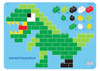 Klocki konstrukcyjne dinozaury 750 el. – Little Architect 5+