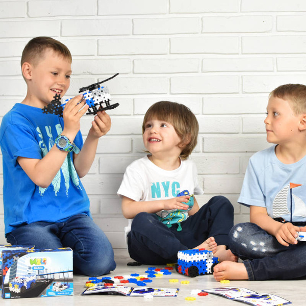 Klocki Meli Policja 4w1 160 elementów – konstrukcyjne 3+