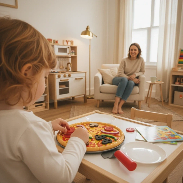 Magnetyczna pizza do zabawy – Popular Playthings 3+