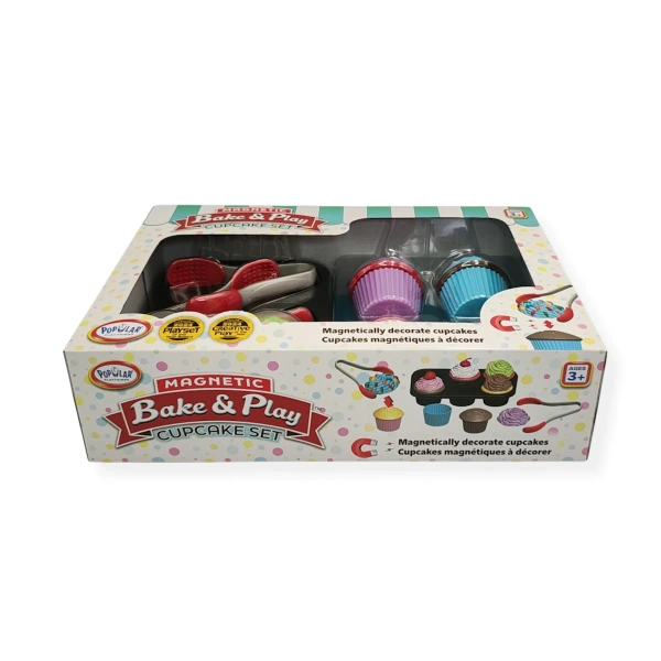 Zabawki magnetyczne dla dzieci – babeczki 25 el. Popular Playthings 3+