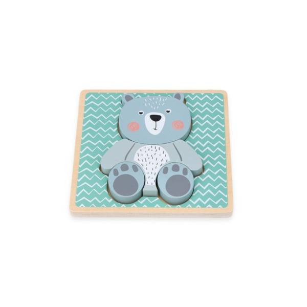 Wooden puzzle for toddler - Teddy bear