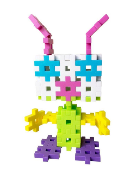 Meli Maxi Pink 200 el construction blocks.