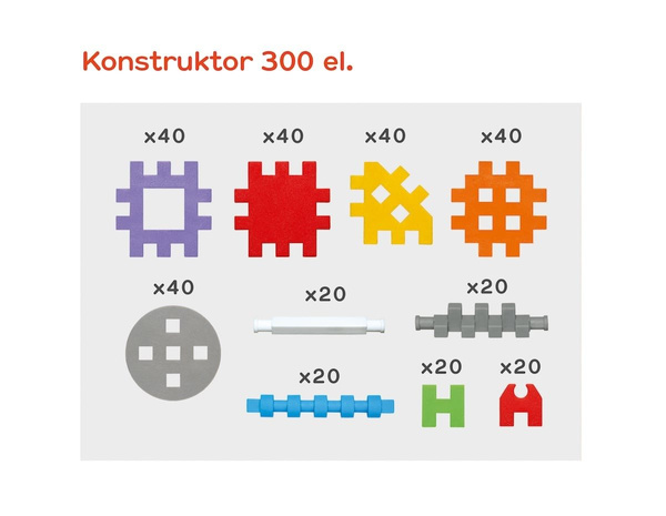 Mini Waffle Waffle Constructor blocks 300 el.