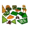 Jungle Magnetic Tiles 30 Pieces with Animals – X-Bida 3+