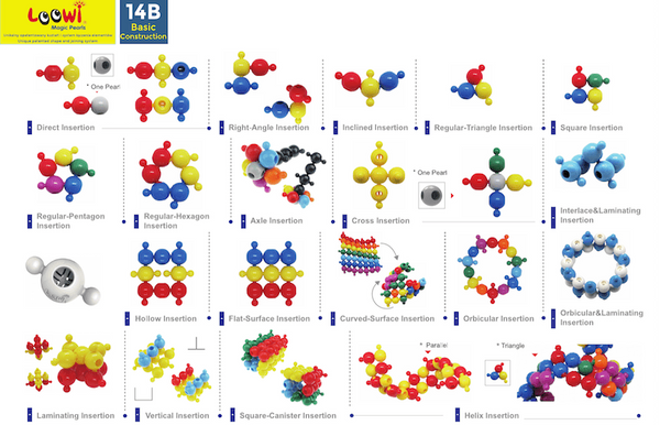 Loowi Animals 308 el. - Construction blocks