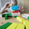 Drewniana wieża WABI Tower Jenga 54 klocki 6+