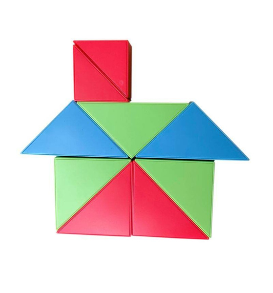 Magnetic Tangram Blocks - Magic Tangram 100el.
