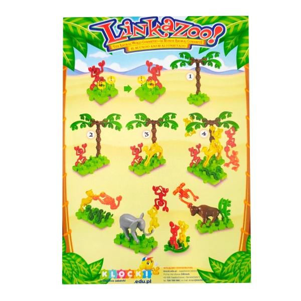 Animal RopeZoo 216 el. - educational building blocks