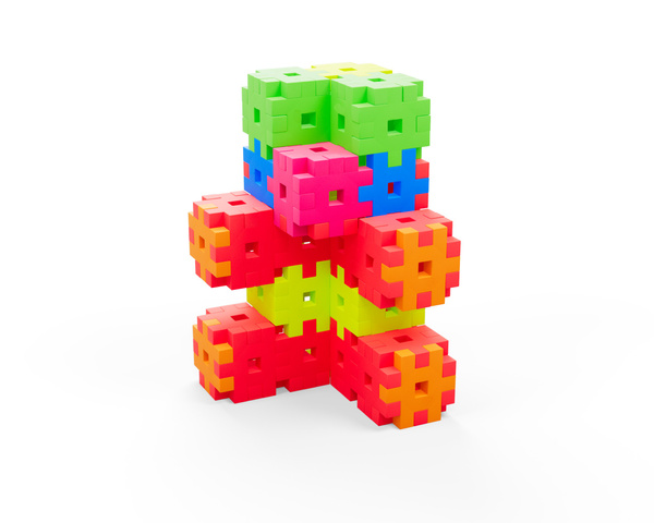 Meli Neon Basic Edu construction blocks - 1200 el.