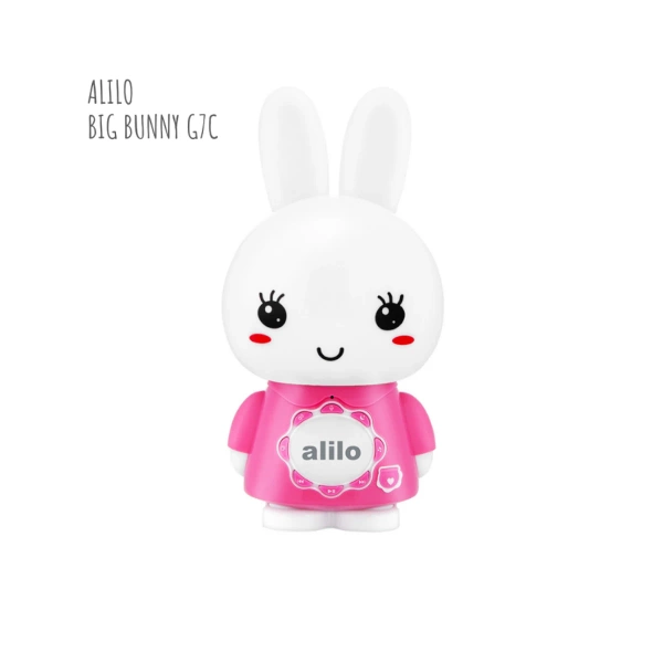 Króliczek Alilo Big Bunny G7C PINK - różowy
