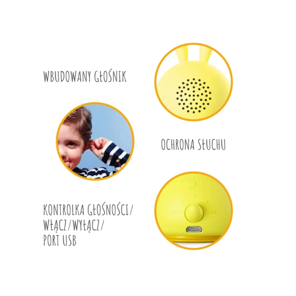 Króliczek Alilo Smarty Bunny R1 YELLOW - żółty