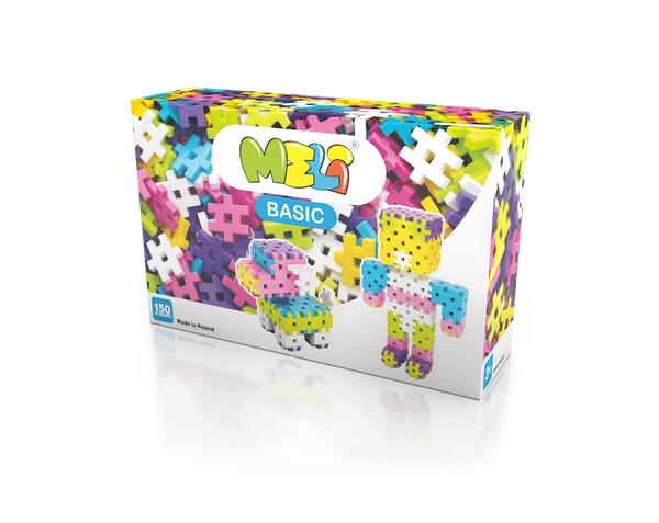 Meli Basic Pink 150 el construction blocks.