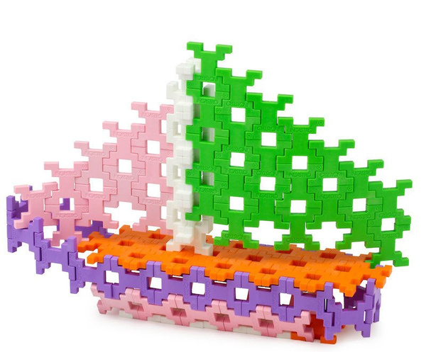 Klocki konstrukcyjne Incastro Midi Pink pastelowe 60 elementów 4+