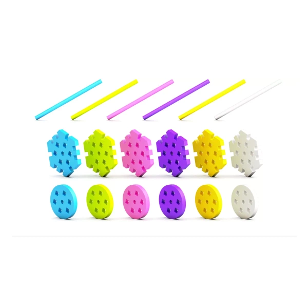 Meli Maxi Pink Constructor Set blocks - 60 el.