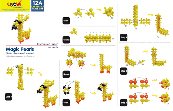 Loowi Vehicles 308 el. - Construction Blocks