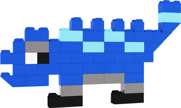 Klocki konstrukcyjne dinozaury 750 el. – Little Architect 5+