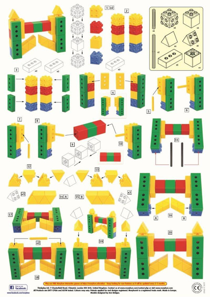 Morphun Hi-Qube 4 Vehicles - Construction Blocks