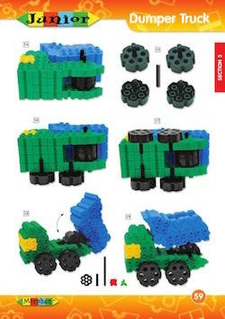 Instrukcje Morphun Junior 60 stron A4 – książka konstrukcyjna 4+