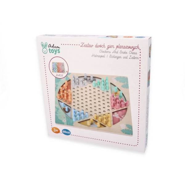 Two-sided puzzle game - Halama and Snakes and Ladders