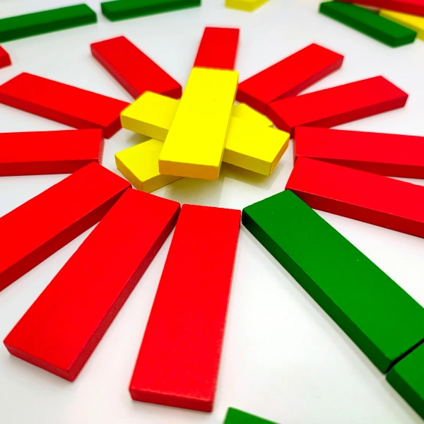 WABI Planks wooden blocks 12 cm - 100 pcs.