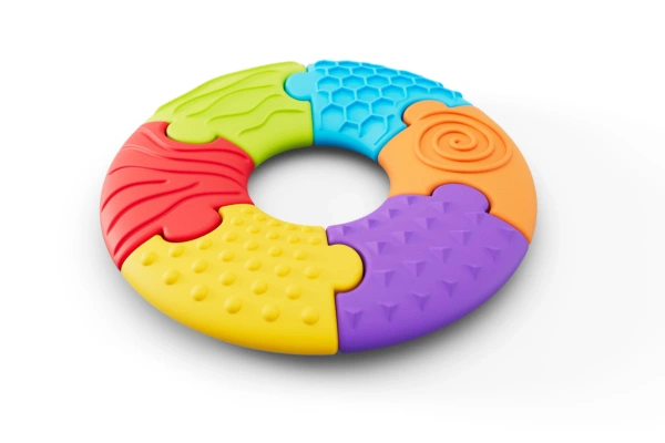Soft BiBi Sensory Puzzle Circle – układanka sensoryczna 6m+