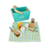 Picnic basket with accessories - mint