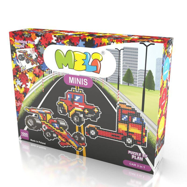 Meli Minis Car 3-in-1 blocks 1000 el.