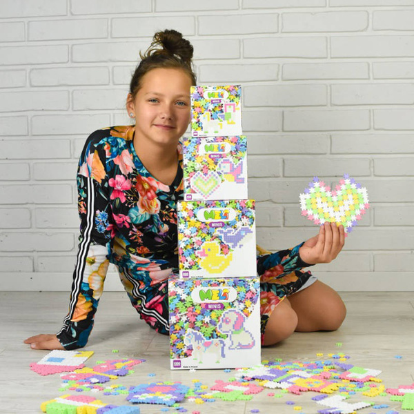 Meli Minis Pastel construction blocks 200 el.