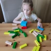 Drewniana wieża WABI Tower Jenga 54 klocki 6+