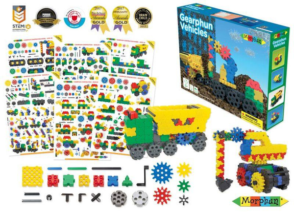 Klocki Gearphun Pojazdy Box - 324 el.