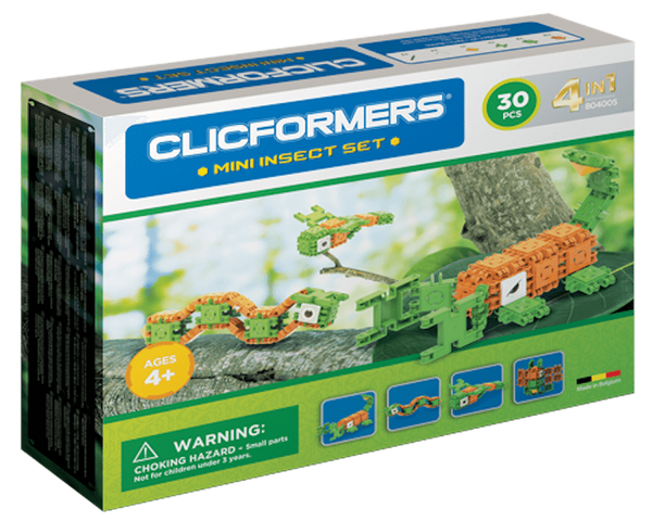CLICFORMERS Insekty 4w1 30 el. 