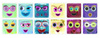 Meli Emoti Rainbow blocks 12 el.