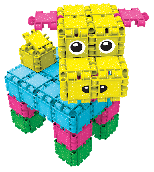 Clics Wiaderko 8w1 Glitter - Brokat 175 el.