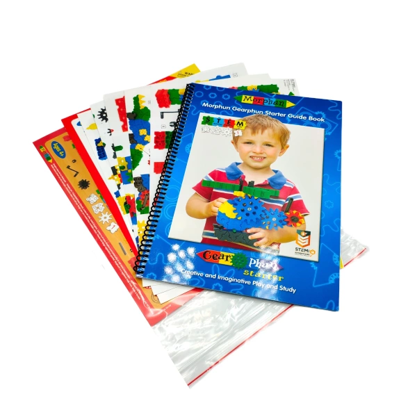 Morphun Gearphun 500 el construction block set. + Instructions 60 pp. A4