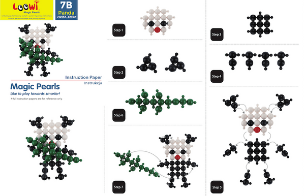 Loowi Animals 308 el. - Construction blocks