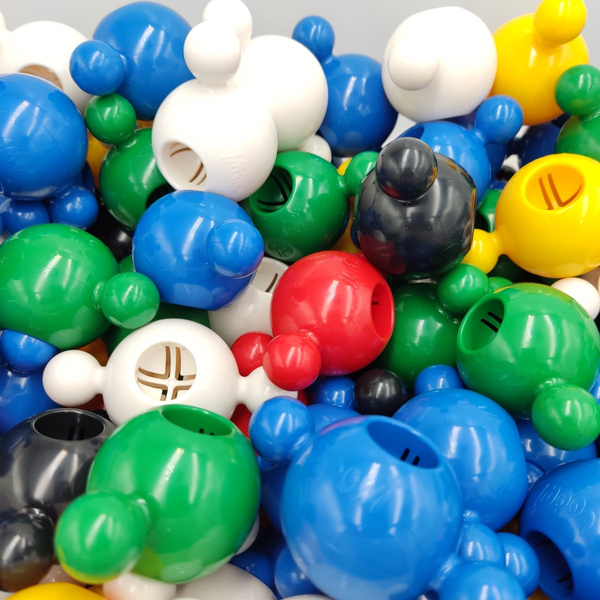 Duże klocki konstrukcyjne Big Loowi Edu 200 elementów – Loowi 3+