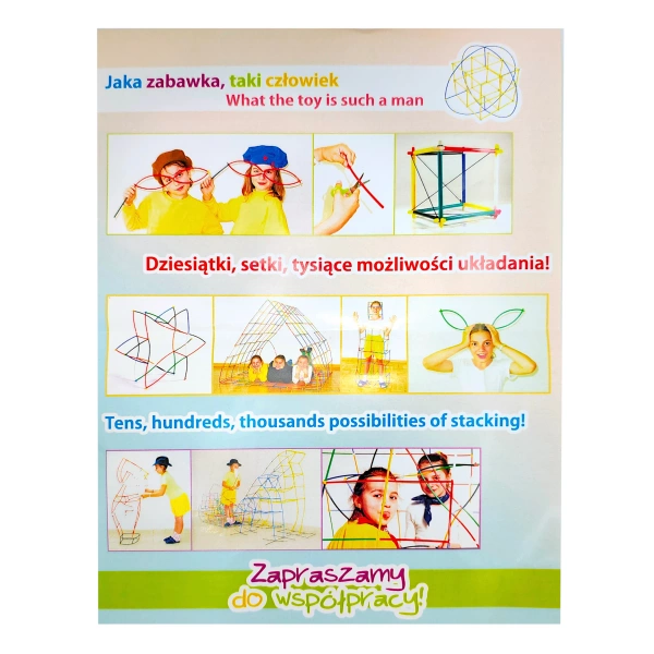 BAMP straws 1000 el. - spatial building blocks