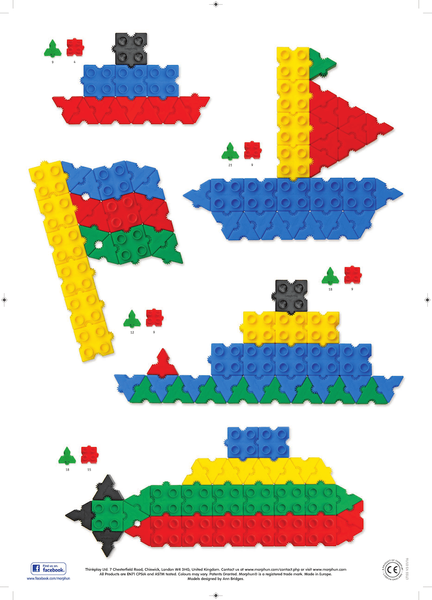 Morphun Starter Mega Zestaw 1200 el. – klocki konstrukcyjne 3+