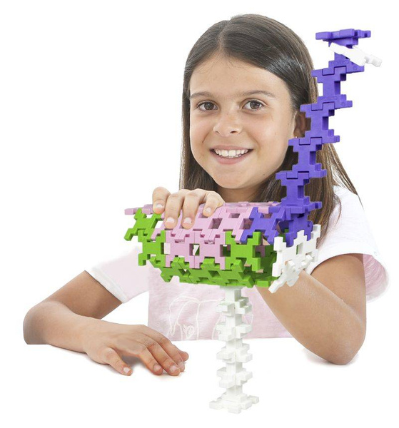 Incastro Pastel Maxi Pink 100 el. - Construction blocks