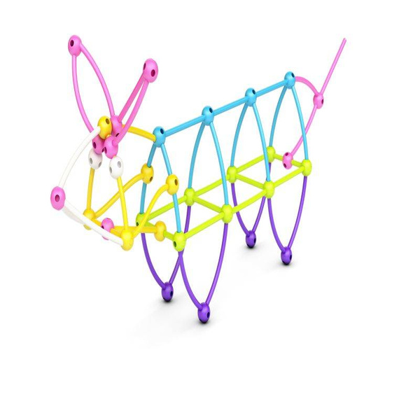 Meli Stik Pink blocks 600 el.