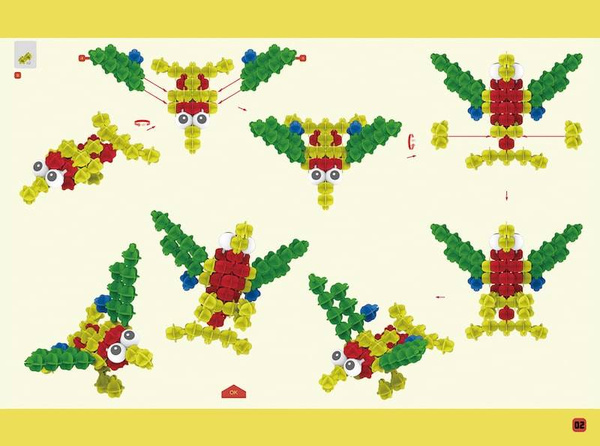 Klocki konstrukcyjne Molyka Yellow Box 158 elementów 3+ – Molyka